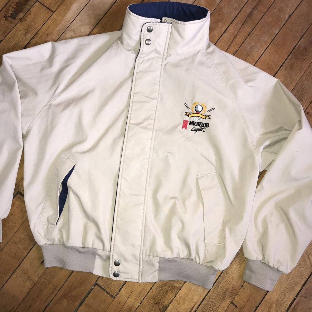 Michelob‎ Light Adult Medium Khaki Golf Jacket